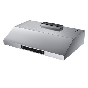 700 CFM Ducted Under Cabinet Range Hood in Stainless Steel and Black Glass with LED Lights - 1 of 1