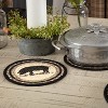 Sawyer Mill Charcoal Pig Jute Trivet 8 - 4 of 4