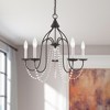 Livex Lighting Alessia 5 - Light Chandelier in  Black - 3 of 4