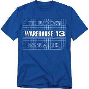 Warehouse 13 Blueprint Logo Adult T-Shirt - 1 of 4