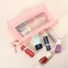 Unique Bargains Clear Letter Makeup Bags 1 Pc - 3 of 4