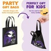 Joyfy 32 Non-Woven Halloween Tote Snacks Goodie Candy Bags for Kids, 6 Colorful Pattern Design Reusable Trick or Treat Gift Bags Party Favor Supplies - 4 of 4