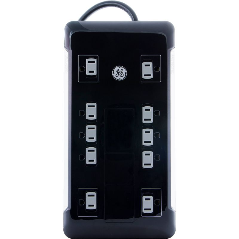 GE Ultra Pro 10 Outlet 2 USB 4&#39; Cord Sur Protector, 3 of 9