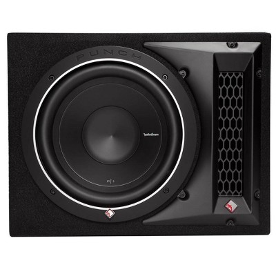 Rockford Fosgate 500W Punch Single P1 10 Inch Loaded Subwoofer Enclosure P1-1X10