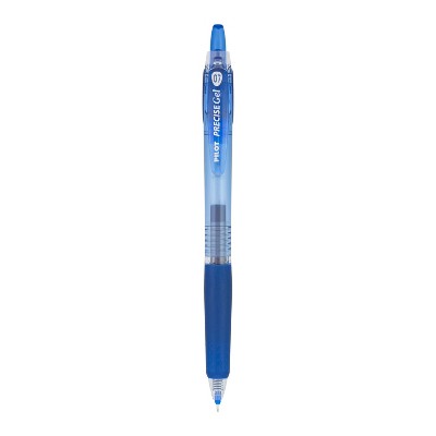 Pilot 12ct Precise BeGreen Retractable Gel Roller Pens Fine Point 0.7mm Blue