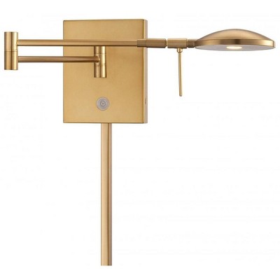 George Kovacs Lighting George's Reading Room 1 - Light Swing Arm Lamp in  Honey Gold