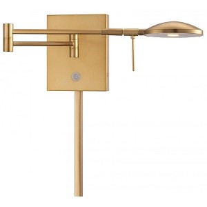 George Kovacs Lighting George's Reading Room 1 - Light Swing Arm Lamp in  Honey Gold - 1 of 1