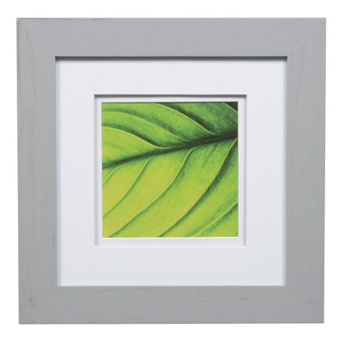 Single Picture 8x8 Wide Double Mat Gray 5x5 Frame Gallery