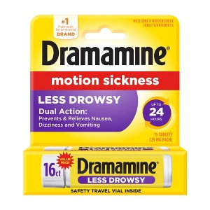 dramamine for semaglutide nausea Dramamine All Day Less Drowsy Motion Sickness Relief Tablets for Nausea,  Dizziness & Vomiting