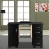 KTMBDW 4-Drawer Desk, Modern Office Writing Desk with 1 Door, Compact and Functional Desk for Home or Office - 4 of 4