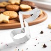 Unique Bargains Pastry Cutter Music Note Cookie Cutter Dishwasher Safe Stainless Steel Silver Tone 1Pcs - 2 of 4