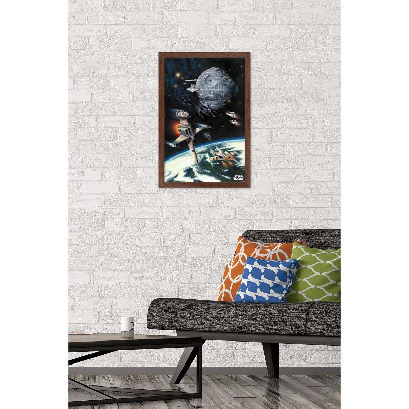 Trends International Star Wars: Return of the Jedi - Space Battle Framed Wall Poster Prints, 2 of 7