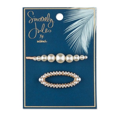 bobby pins with pearls on the end