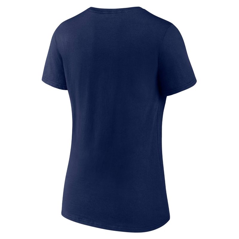 MLB Toronto Blue Jays Women&#39;s V-Neck Core T-Shirt, 3 of 4