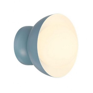 Craftmade Lighting Ventura Dome 1 - Light Wall Light in  Dusty Blue - 1 of 1