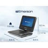 Emerson EPD-7001 7” DVD Player With Built-In Speaker, Black - 2 of 4