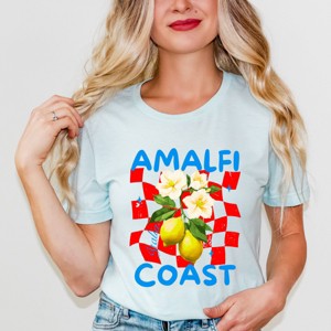 Simply Sage Market Amalfi Coast Red Checkerboard Short Sleeve Tee - 1 of 4