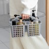 Aoibox Portable Shower Caddy Basket with Compartments, Cleaning Supplies Organizer with Handle, Plastic Storage Bin for Bathroom, Room, Kitchen,Garden - 4 of 4