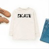 The Juniper Shop Skate Youth Long Sleeve Tee - L - Natural - 3 of 4