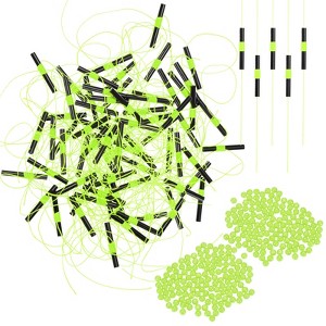 Unique Bargains Nylon Rope High Tensile Strength Good Wear Resistance Float Bobber Stopper 200 Pcs - 1 of 4