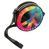 HalloweenCostumes.com  Women Women's Peace Sign Hipster Purse, Black/Blue/Red - 3 of 4