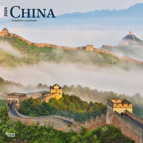 Browntrout 2024 Wall Calendar 12"x12" China : Target
