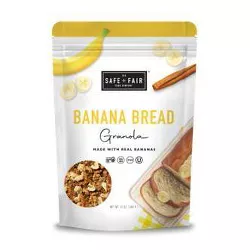 Safe + Fair Banana Bread Granola - 12oz