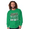 Xmas Elves Reindeer Sleighs Oh My Sweatshirt for Men or Women Brisco Brands - 4 of 4