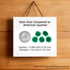John Bead 1in Green Pom Poms for Crafts DIY Art Creative, 100pcs - 2 of 3