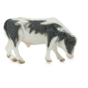 Collectible Wildlife Gifts | Cow, Holstein, Bull, Young, Friesian, High Quality, Hand Painted, Rubber Animal, Toy, Model, Gift,  2 1/2"  CH599 BB164 - 1 of 4