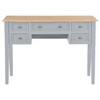 vidaXL Writing Desk White and Brown Engineered Wood and Pinewood Standard - 2 of 4