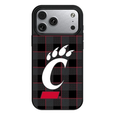 NCAA Big 12 Universities Plaid MagSafe Compatible Cell Phone Case for Apple iPhone 17 Series
