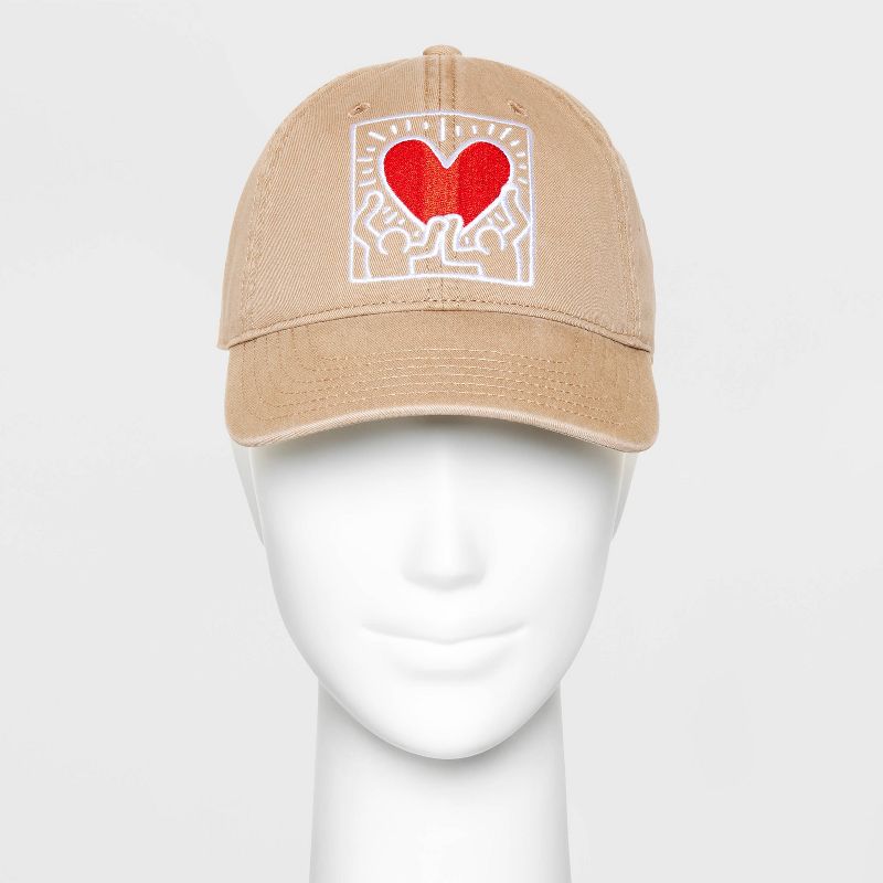Keith Haring Heart Hat - Tan, 2 of 7