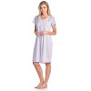 Casual Nights Women's Flowery Short Sleeve Nightgown - 2 of 4