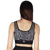 Memoi Women's Seamless Jacquard Sports Bra with Removable Cups - 2 of 4