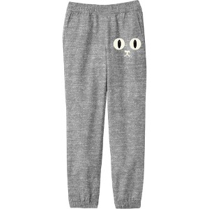 Oversized Cat Face Youth Jogger Pants - 1 of 2