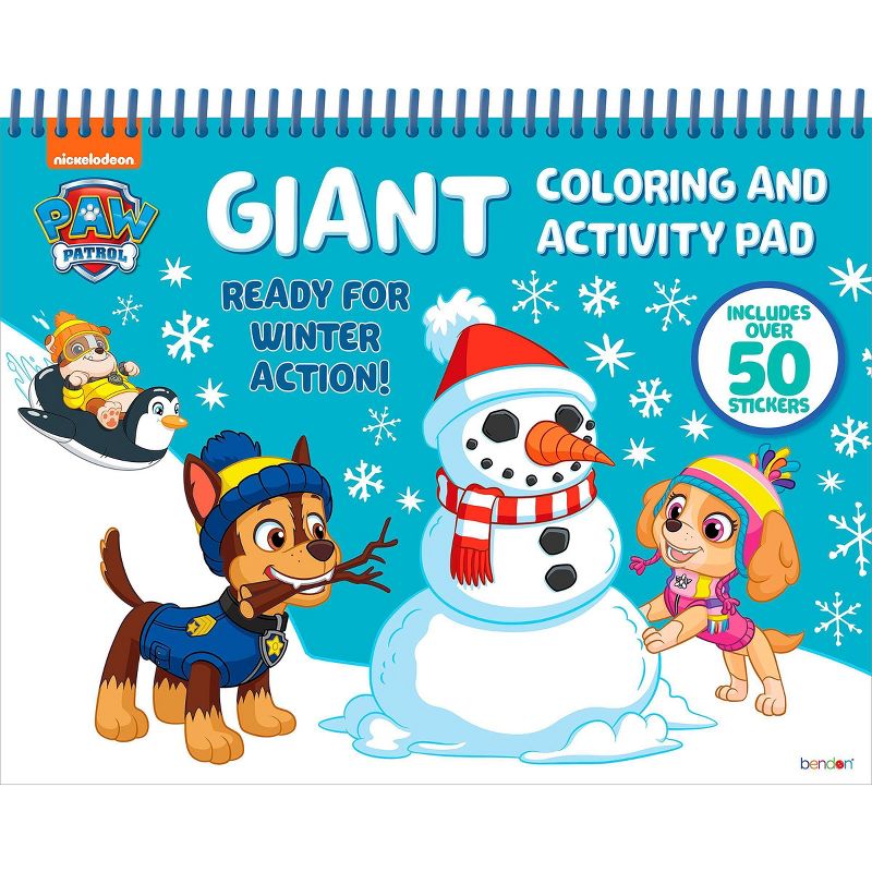 PAW Patrol Holiday Giant Activity Pad with Stickers, 1 of 6