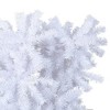 vidaXL Upside-Down Christmas Tree, Unique Artificial Holiday Decor- White, Durable Steel Stand, Realistic Bushy Design - 5 Ft Height, 3 ft Width - 4 of 4