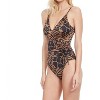 Women's Jaguar V-neck One Piece Swimsuit - Gottex - 3 of 4