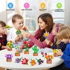 Cubimana 827pcs Flowers Succulents Building Set Party Favor Easter Valentine Gift for Adults and Kids Aged 6+ - 3 of 4