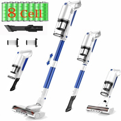 WHALL Cordless Vacuum Cleaner, Stick Vacuum with Powerful Suction, Brushless Motor, Lightweight Design for Pet Hair, Carpet, Hard Floor