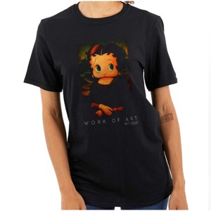 Betty Boop Modern Art Mona Lisa Womens Graphic T Shirt Tees Brisco Brands - 1 of 4