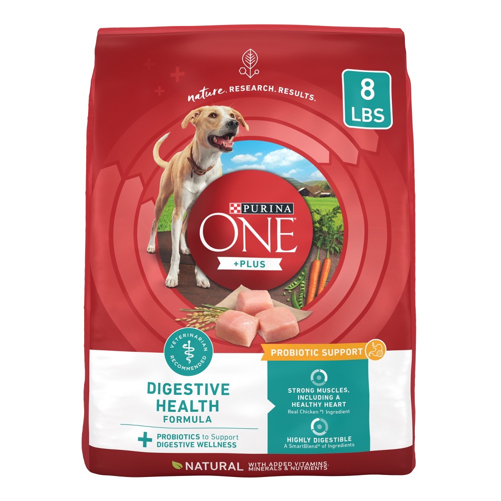Photos - Dog Food Purina ONE SmartBlend Natural Digestive & Probiotic Health Rice and Chicke 