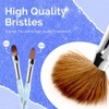 MelodySusie Kolinsky Acrylic Nail Brush Carving Blue #8 - 4 of 4