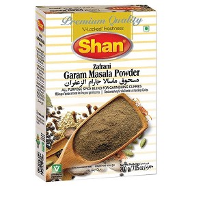 Shan Zafrani Garam Masala Powder 7.05 oz (200g) - Premium Quality All Purpose Spice Blends for Garnishing Curries - Halal and Suitable for Vegetarians - 1 of 3
