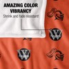Wartburg College Logo Pattern Silky Touch Blanket White 50x60 - 4 of 4
