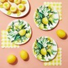 Blue Panda 80-Pack Disposable Lemon Paper Plates for Birthday Party Decorations, Bridal and Baby Showers, 9 In - image 3 of 4