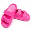 Womens Slip-on Sandals – Casual, Cute & Comfortable Slippers for Summer – Use Indoor or Outdoor adjustable buckle straps - 3 of 4