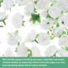 Unique Bargains Silk Plastic Small Faux Rose Artificial Flower Heads 1.2 inch - 2 of 4