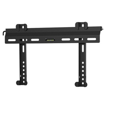 Black Steel Fixed TV Wall Mount Bracket for 32"-55" TVs